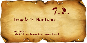 Trepák Mariann névjegykártya